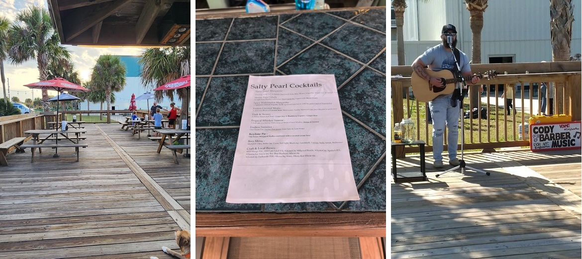 Salty Pearl - Alligator Point Tiki Menu