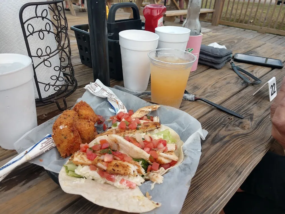 Fish Tacos and Loaded Tots
