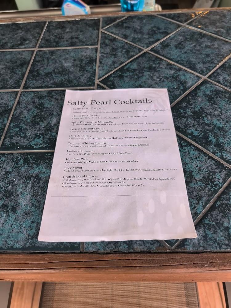 Salty Pearl - Alligator Point Tiki Menu image 1