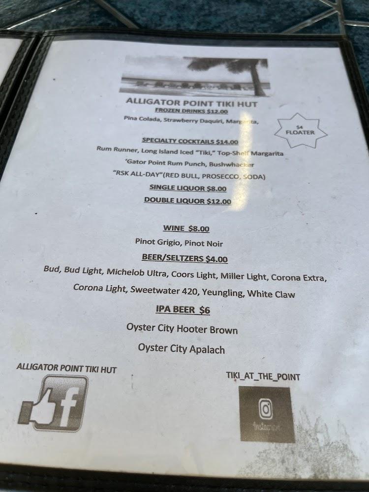 Salty Pearl - Alligator Point Tiki Menu image 2